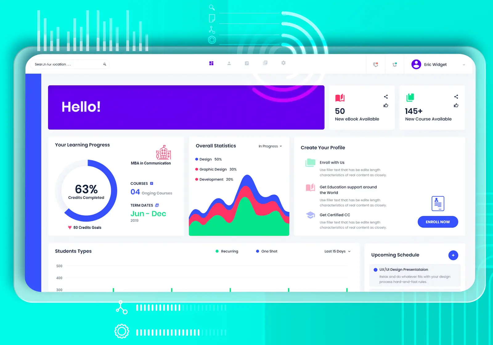 Dashboard placeholder 800 x 560